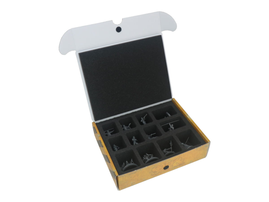 S&S Half-size Small box with foam tray for 12 SW Shatterpoint minis (V1) 2