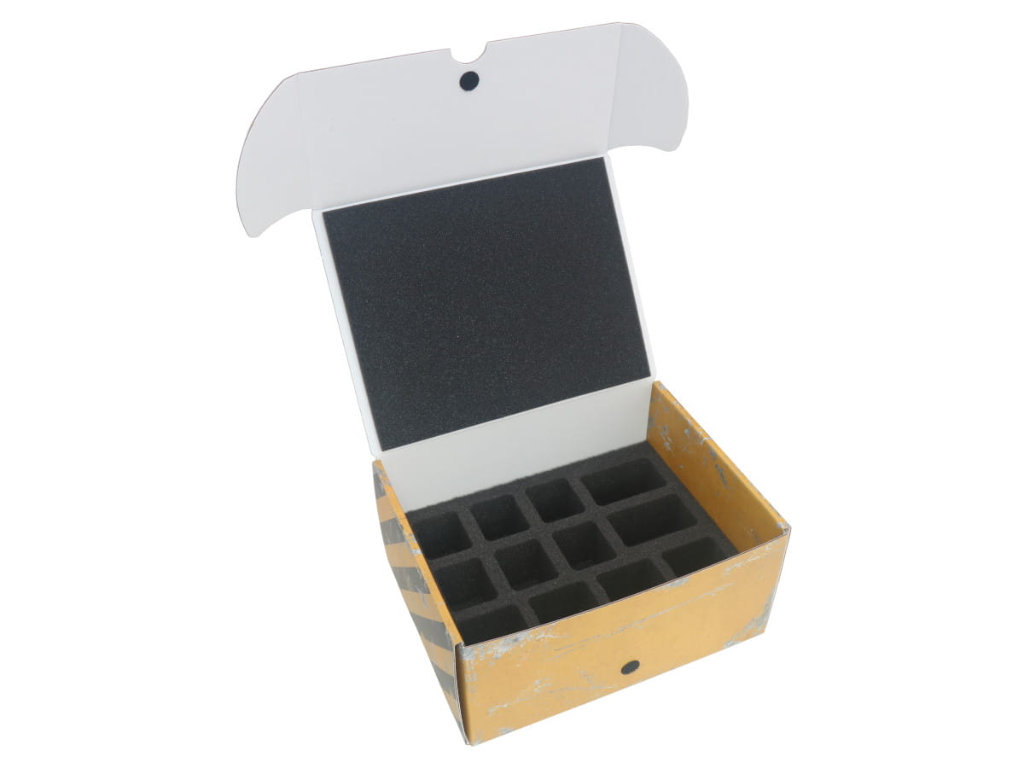 S&S Half-size Medium Box with foam trays for 24 SW Shatterpoint minis 2