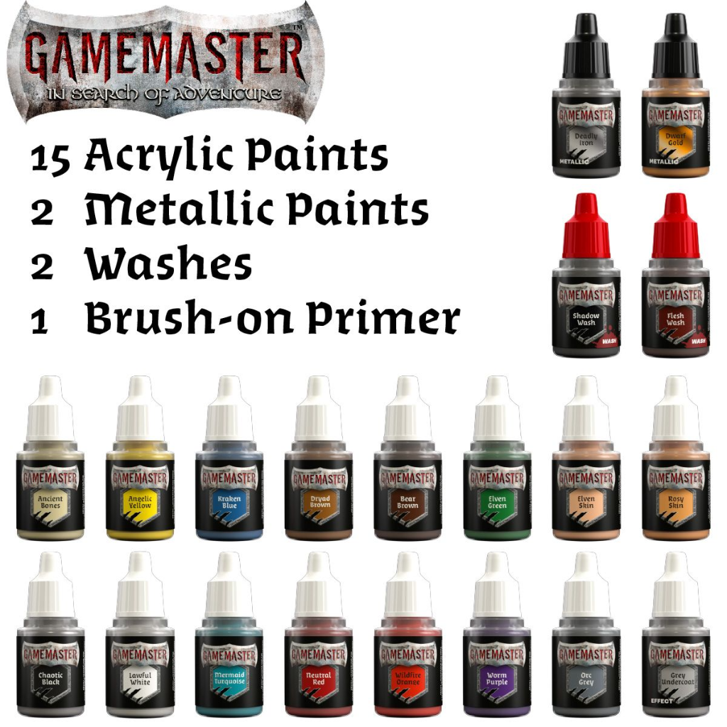 Gamemaster: Character Starter RPG Paint Set 4