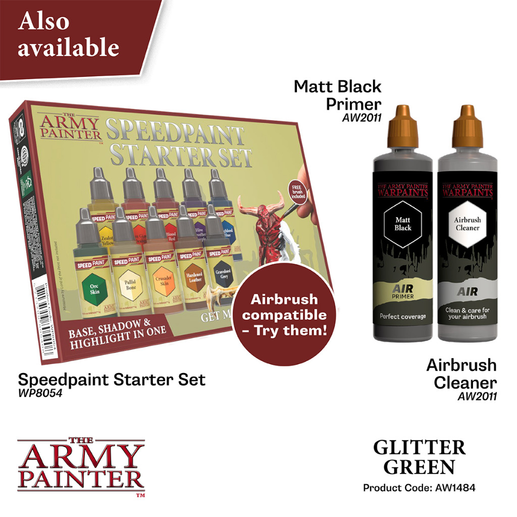 Warpaint Air: Glitter Green 6
