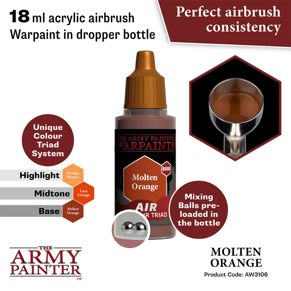 Warpaint Air: Molten Orange 2