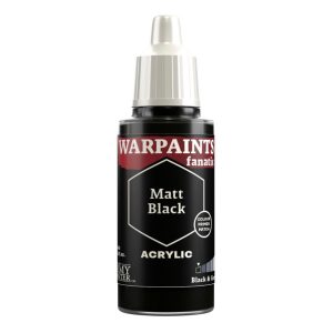 Warpaints Fanatic: Matt Black 18ml 1