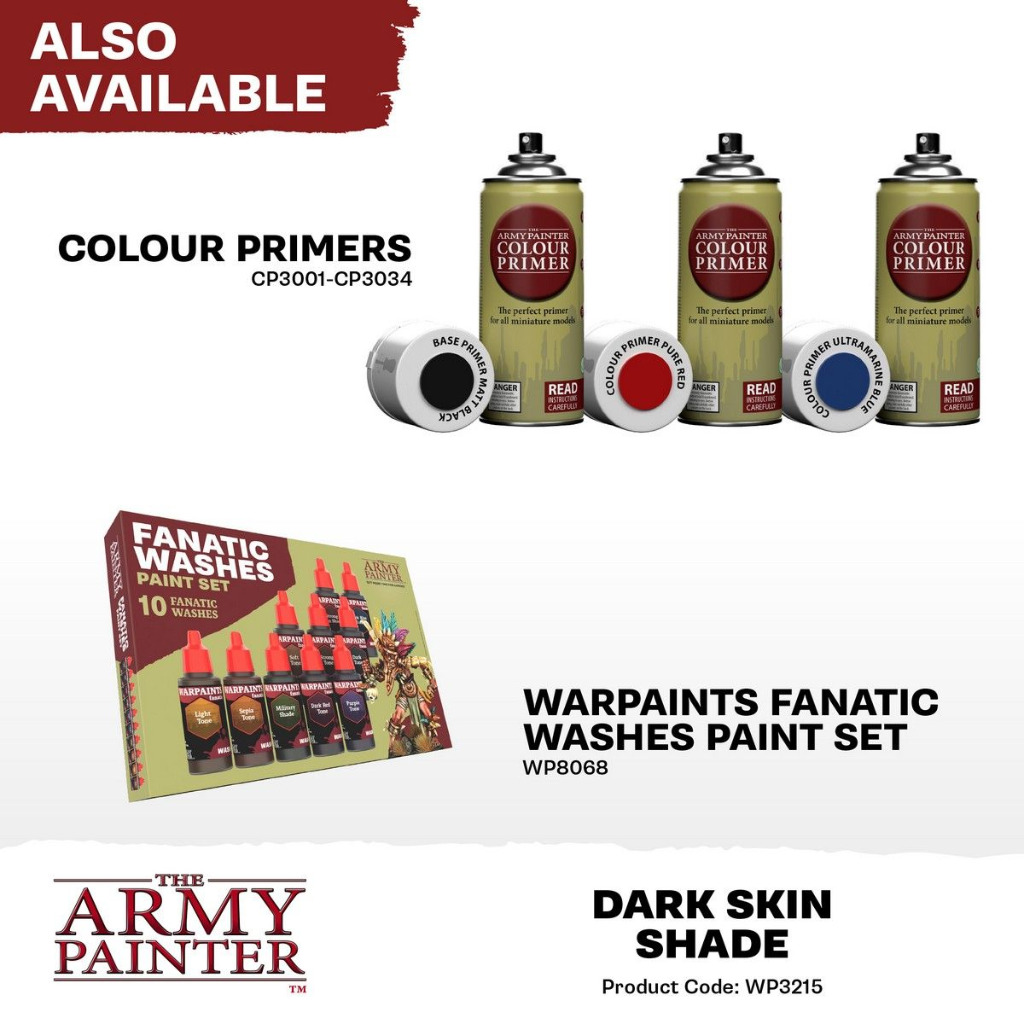 Warpaints Fanatic Wash: Dark Skin Shade 18ml 8