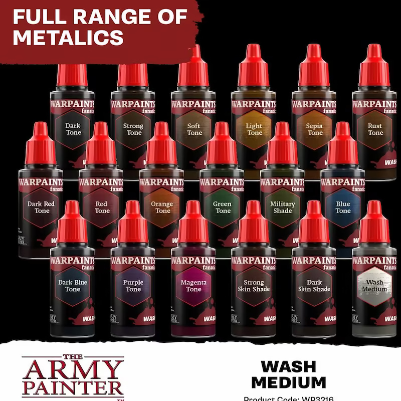 Warpaints Fanatic Wash: Wash Medium 18ml 4