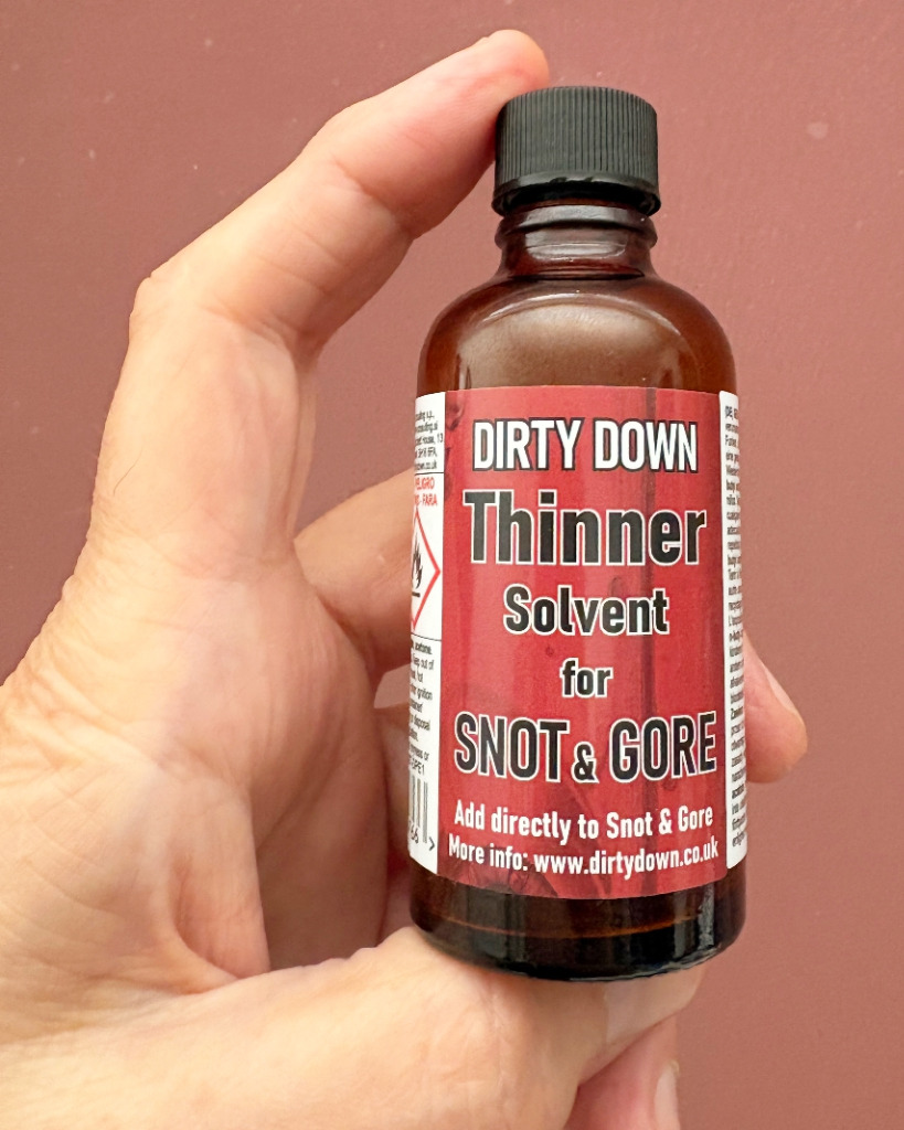 Dirty Down: Thinner Solvent for Snot and Gore (50ml) 2