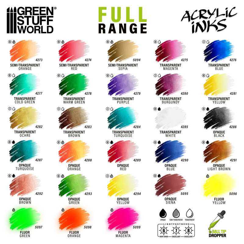 Transparent Acrylic Ink - Ochre 2