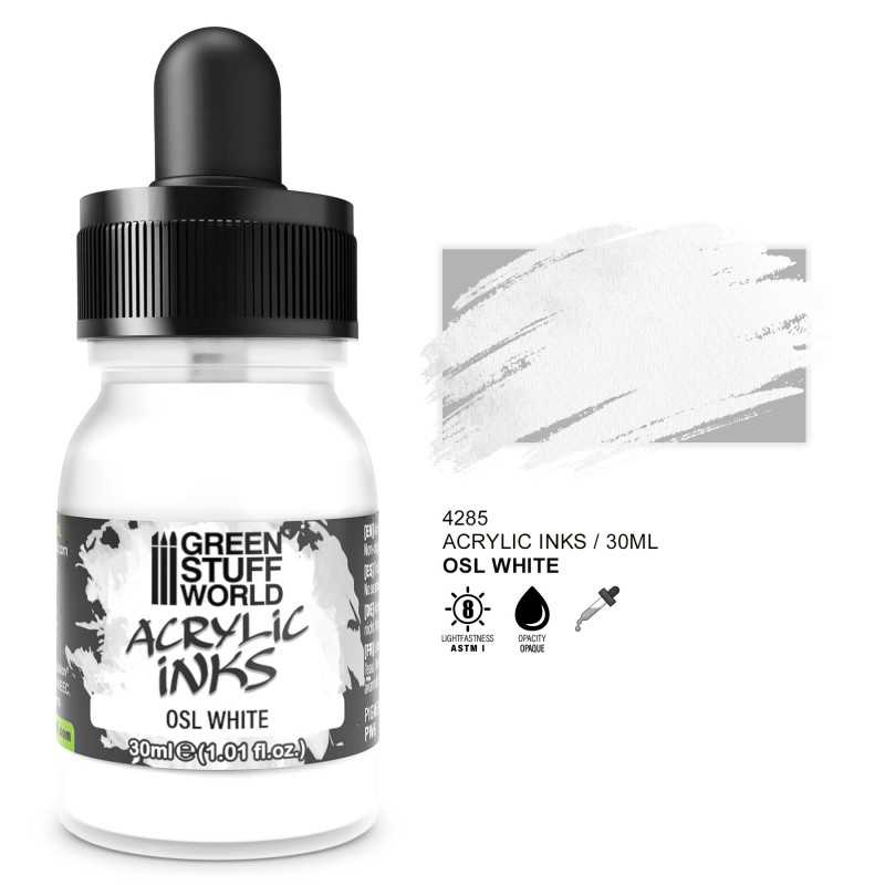 Acrylic Ink Opaque - OSL White 1