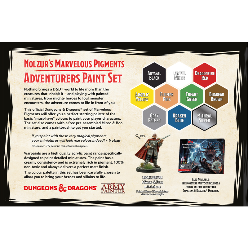 D&D: Nolzur's Adventurer Paint Set 2