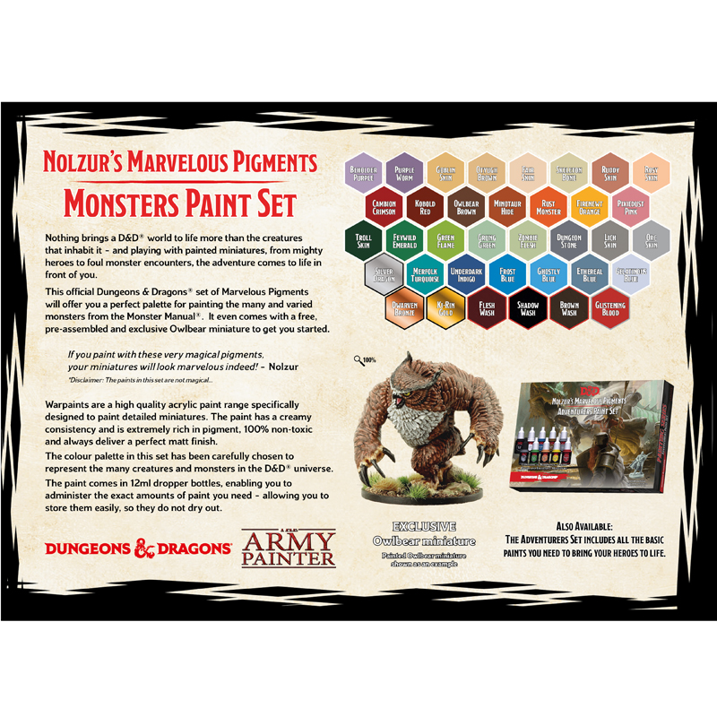 D&D: Nolzur's Monster Paint Set 2
