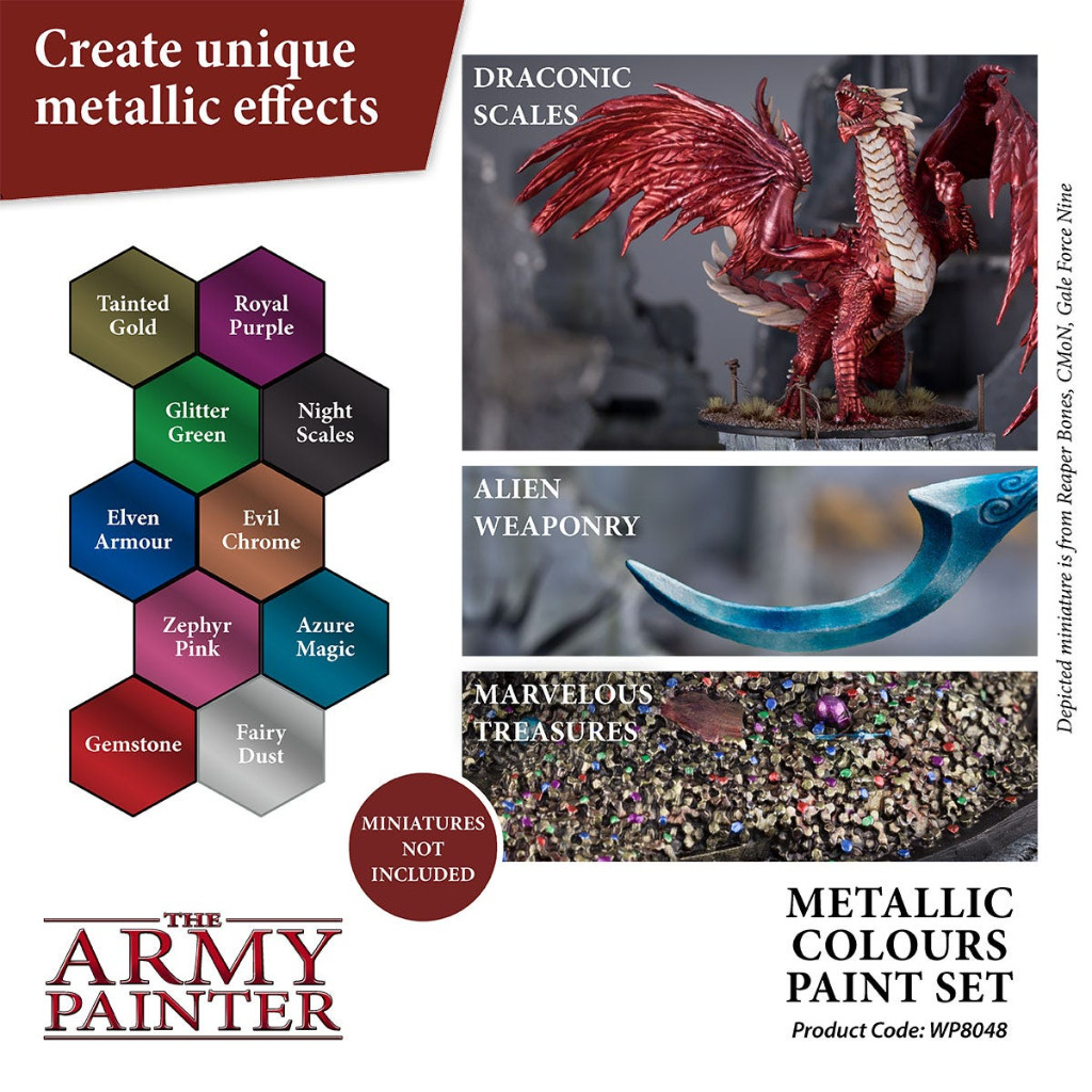 Warpaints Metallic Colours Paint Set 2