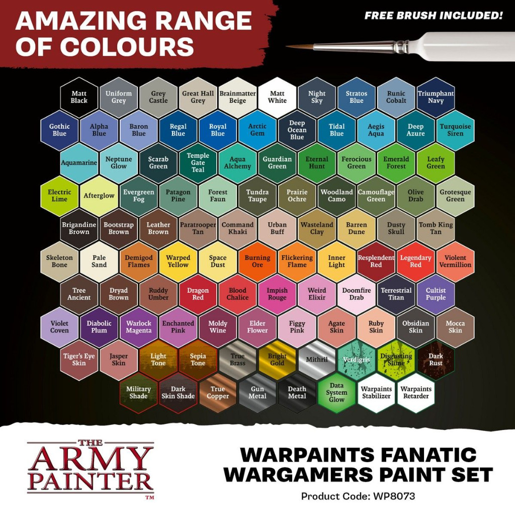 Warpaints Fanatic Wargamers Paint Set 3