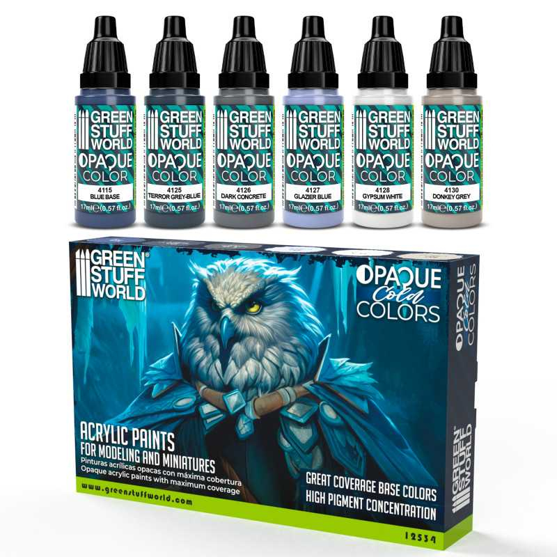Opaque Paint Set - Cold Colours 1