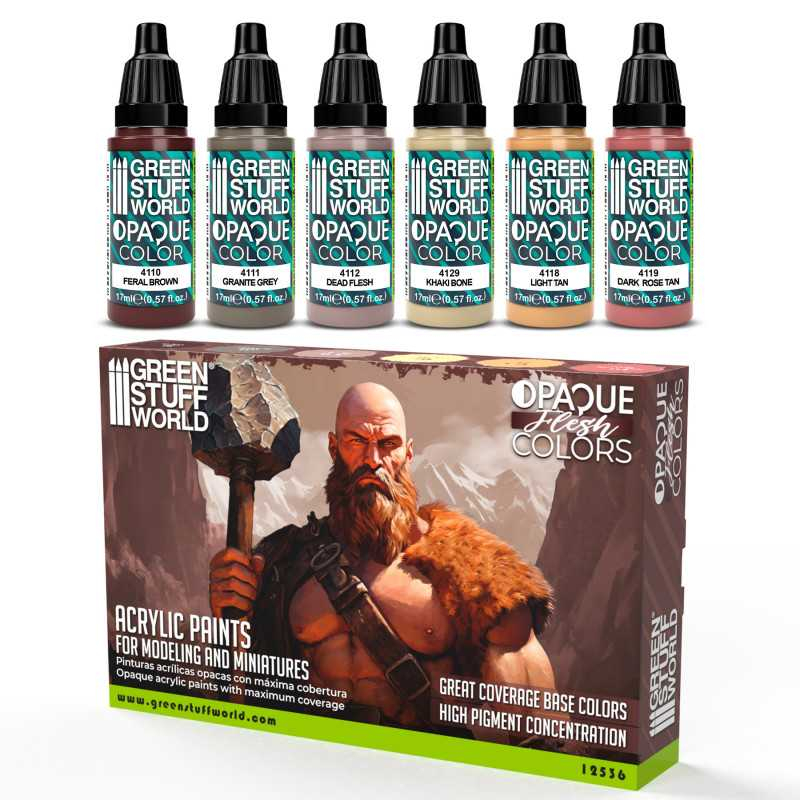 Opaque Paint Set - Flesh Colours 1