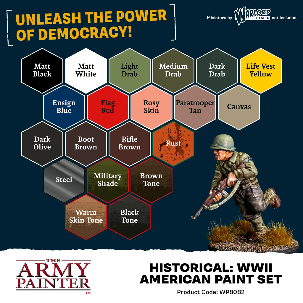Warpaints Fanatic: WW2 American Paint Set 3