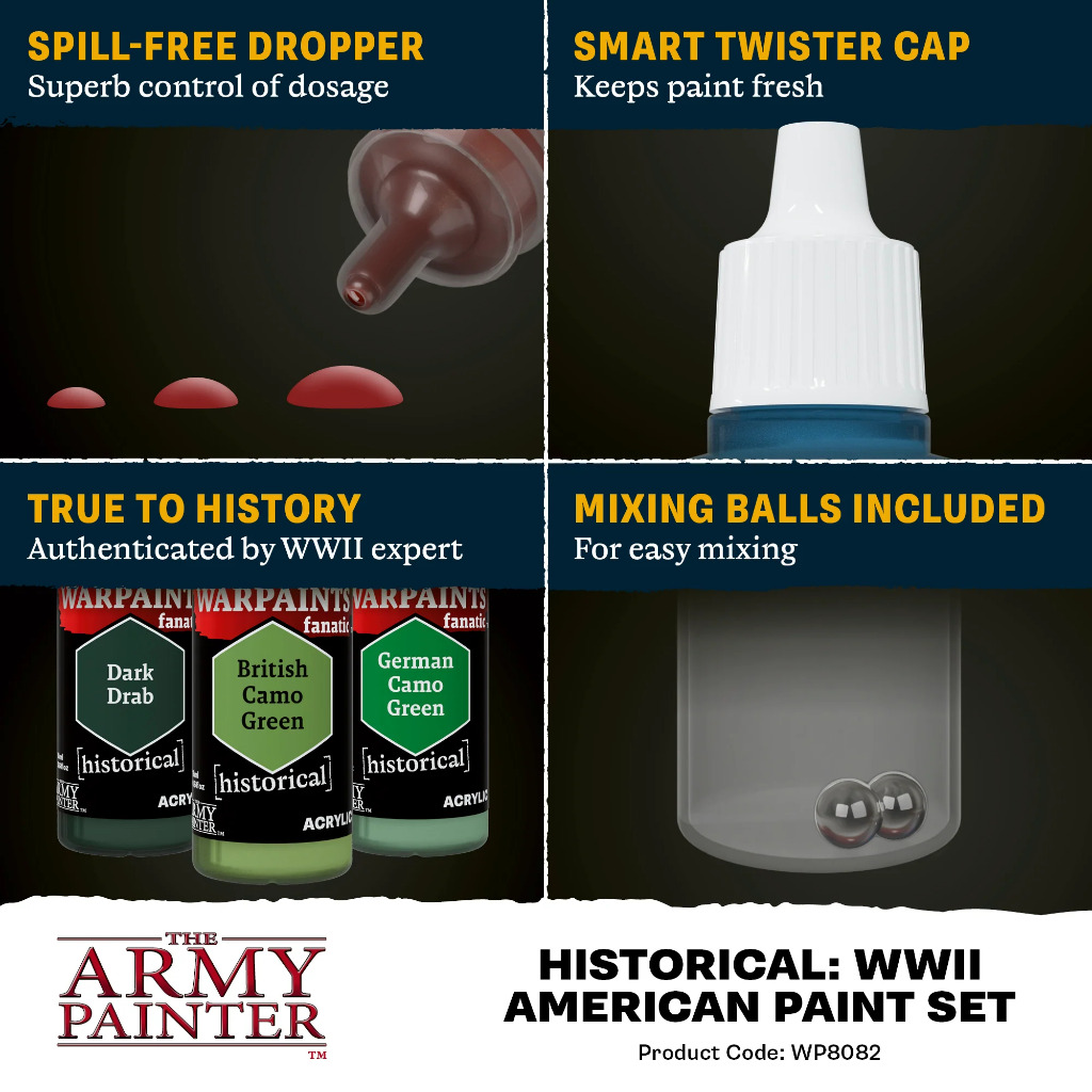 Warpaints Fanatic: WW2 American Paint Set 4