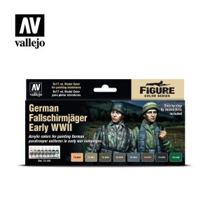 AV Vallejo Model Color Set - German Paratrooper Early WWII 1