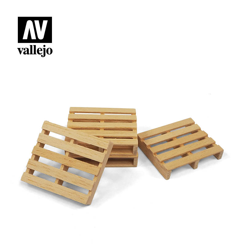 Vallejo Scenics - Scenery: Wooden Pallets 2