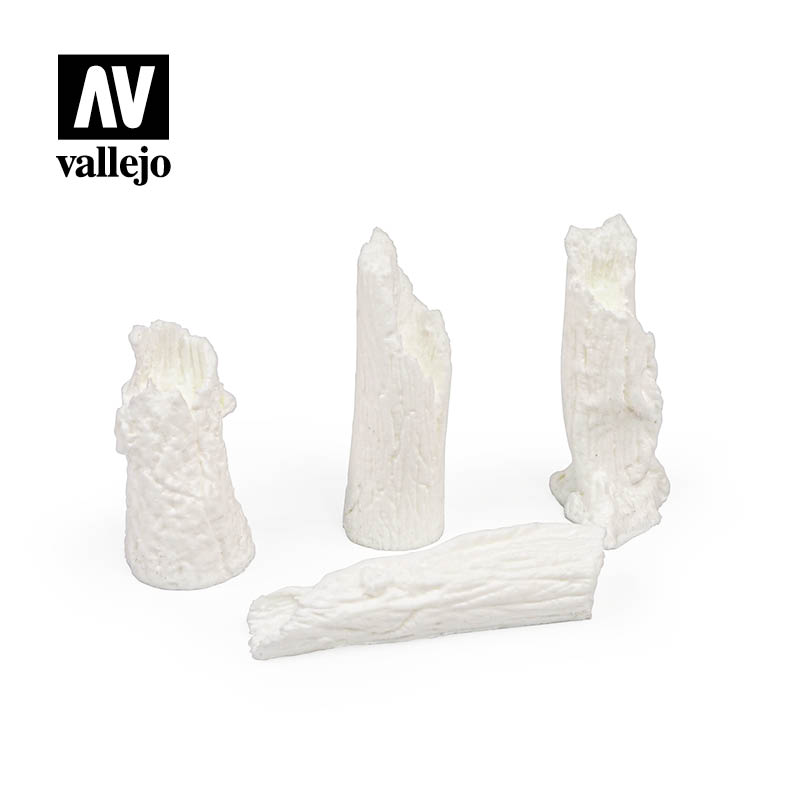 Vallejo Scenics - Scenery: Large Tree Stumps 2