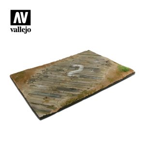 Vallejo Scenics - 1:48 Wooden Airfield Section 31cm x 21cm 1