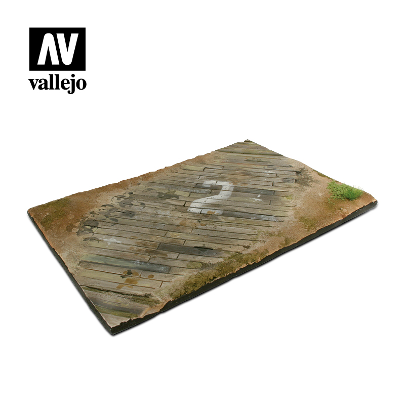 Vallejo Scenics - 1:48 Wooden Airfield Section 31cm x 21cm 1