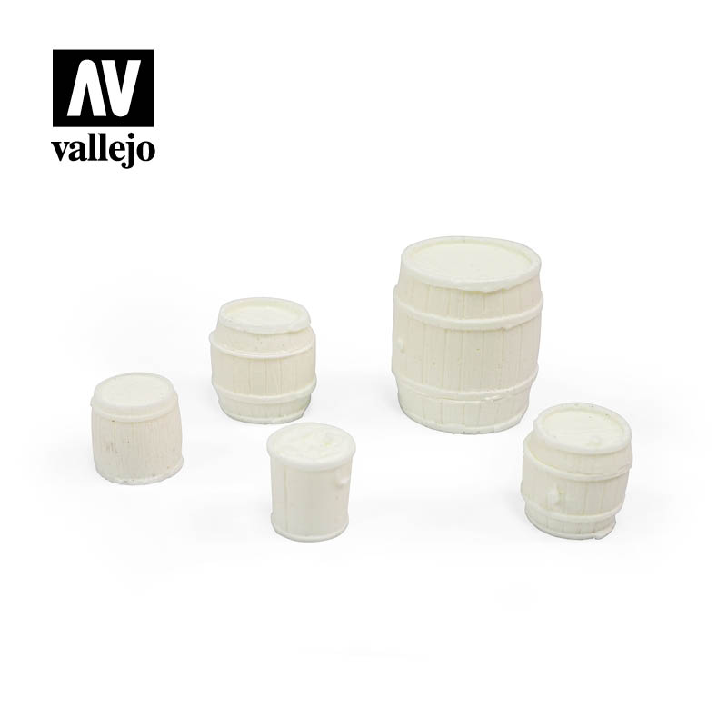 Vallejo Scenics - 1:35 Wooden Barrels 2