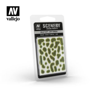 AV Vallejo Scenery - Wild Tuft - Dry Green, Small: 2mm 1
