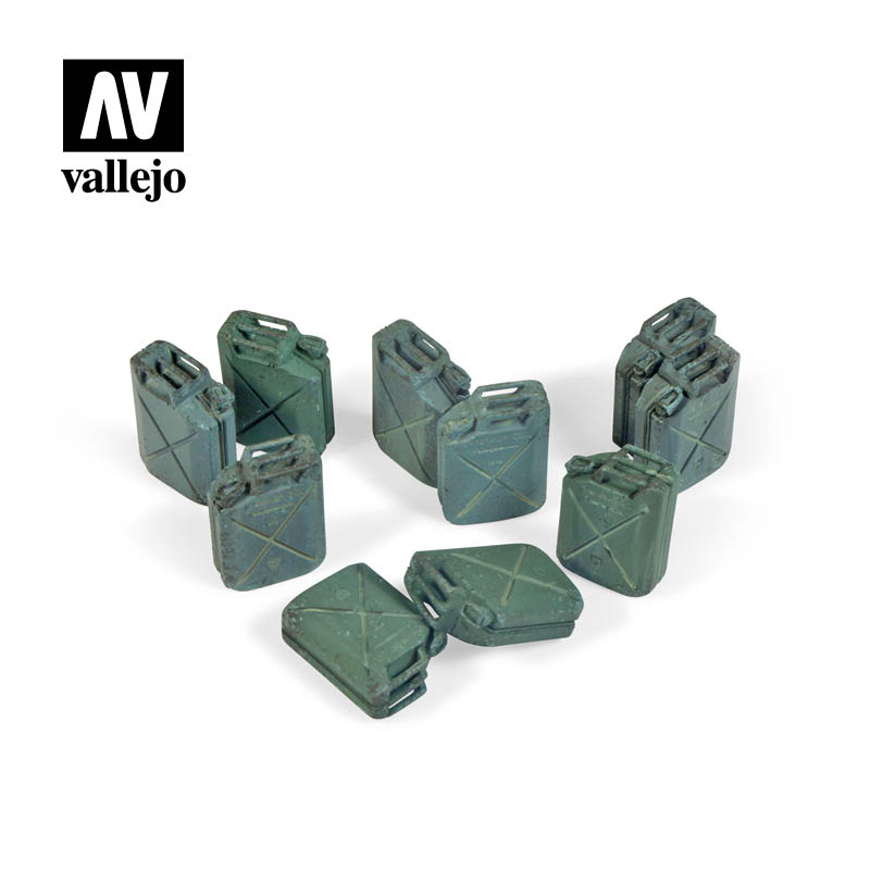 Vallejo Scenics - 1:35 Allied Jerrycan Set 1