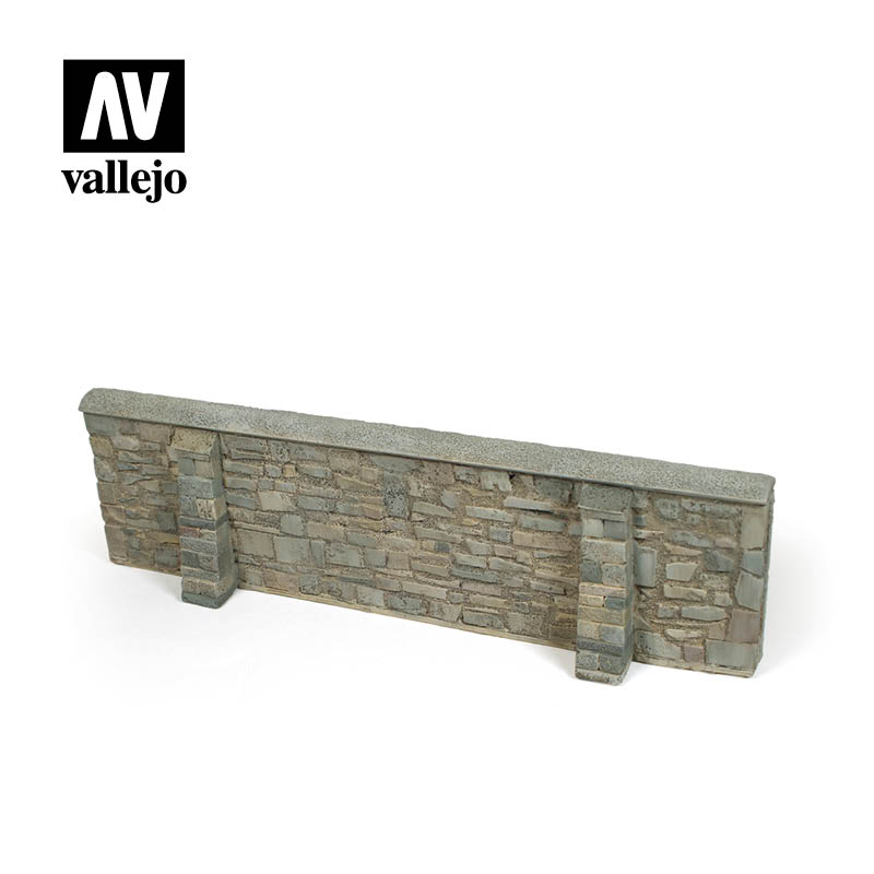 Vallejo Scenics - 1:35 Ardennes Village Wall 24x7cm 1