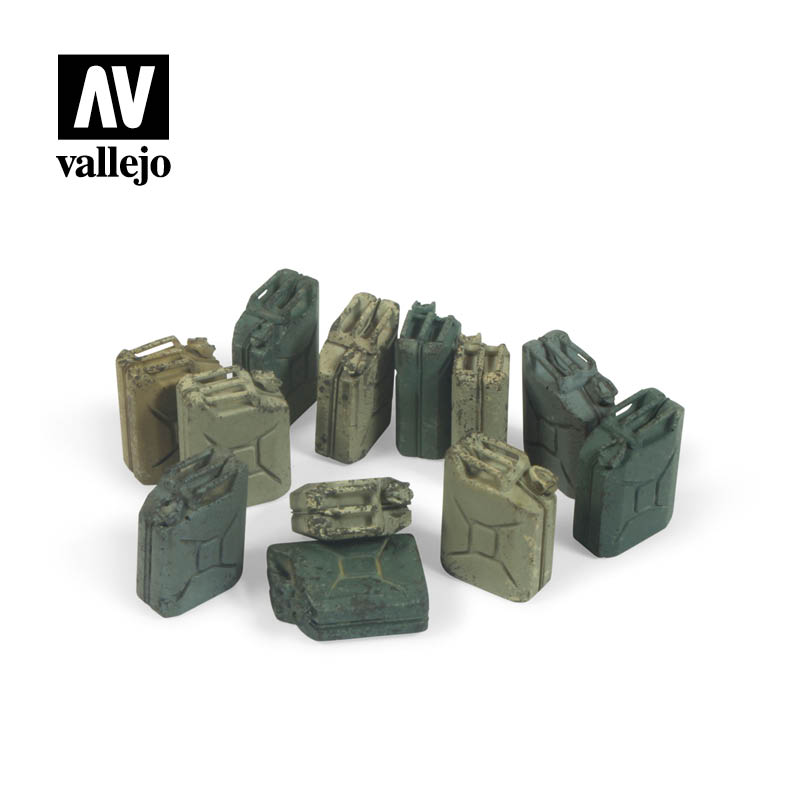 Vallejo Scenics - 1:35 German Jerrycan Set 1