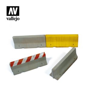 Vallejo Scenics - 1:35 Concrete Barriers 1