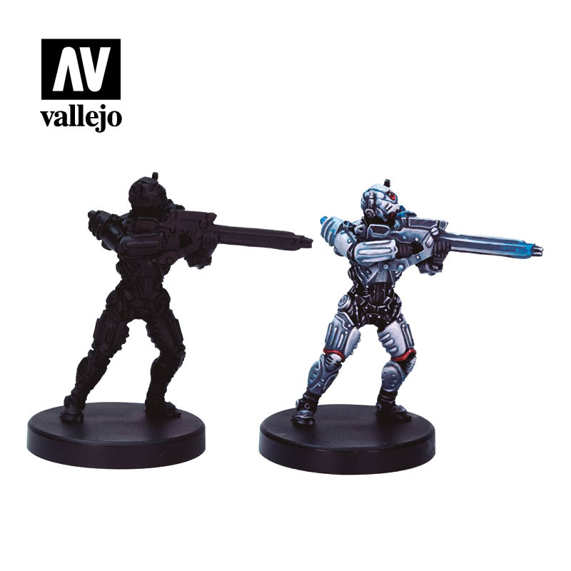 AV Vallejo Cyberpunk - Trauma Team (x8) & Figure 3