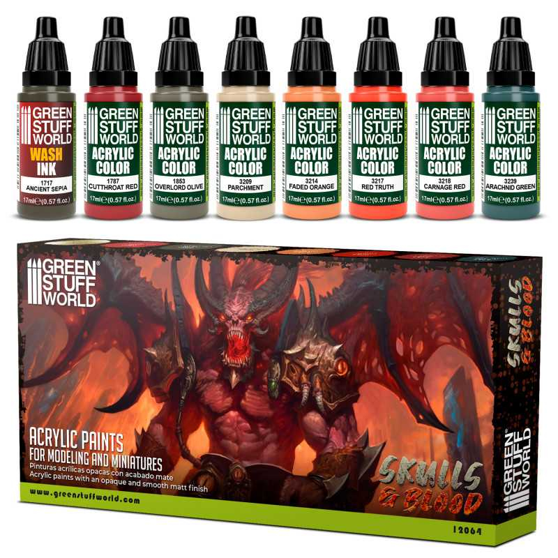 Paint Set - Skulls & Blood 1