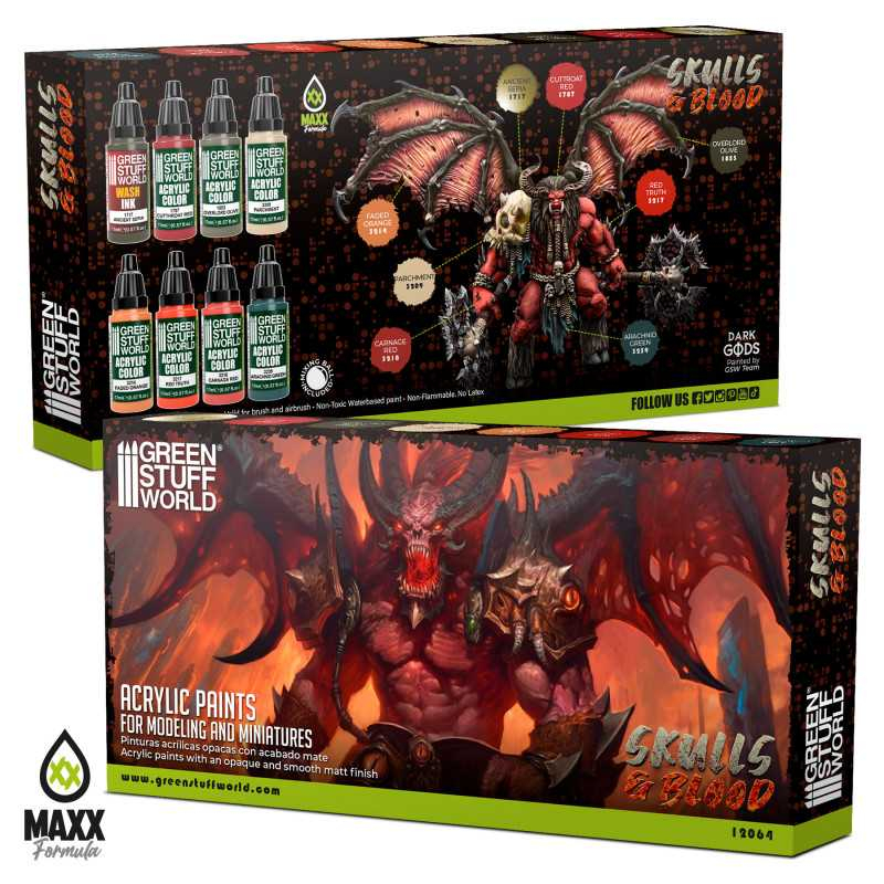 Paint Set - Skulls & Blood 3