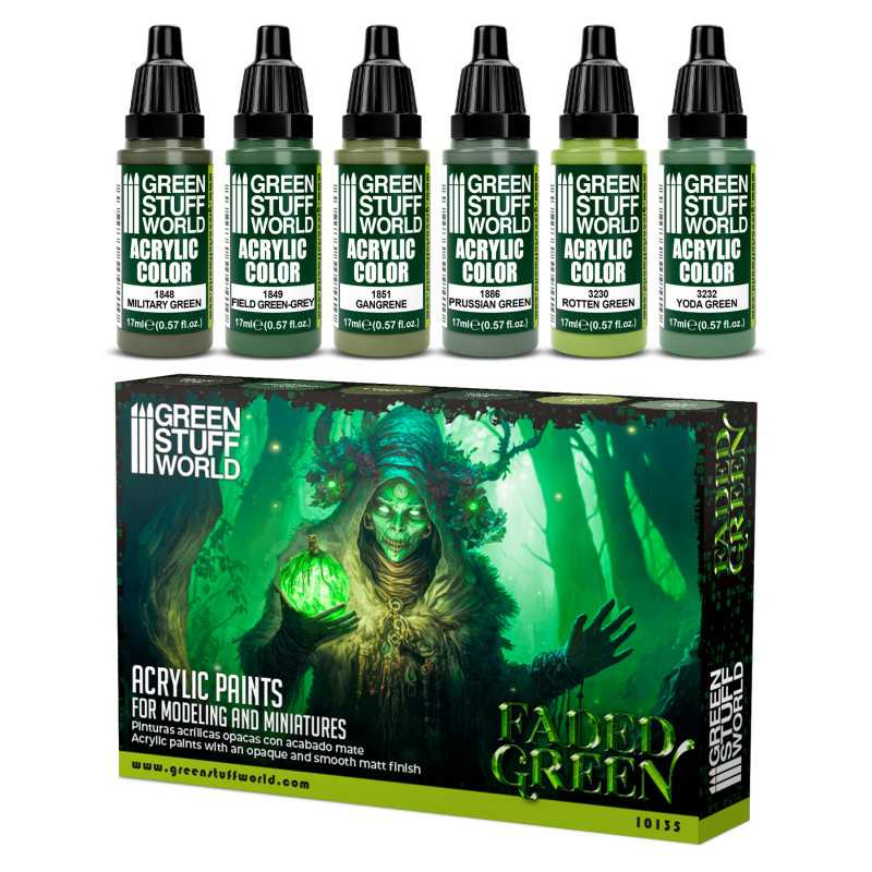 Paint Set - Faded Green 1