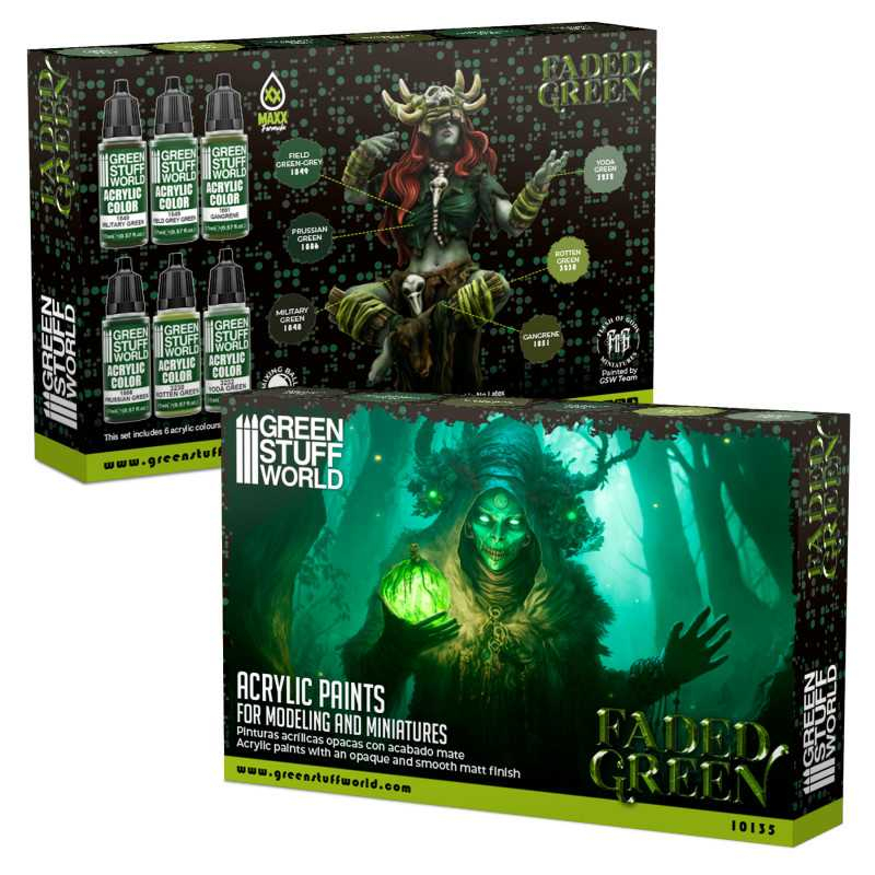 Paint Set - Faded Green 2