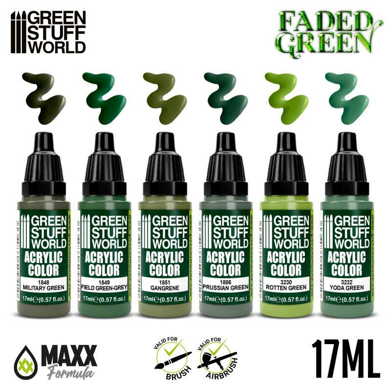 Paint Set - Faded Green 3
