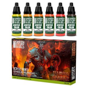 Paint Set - Flaming Orange 1