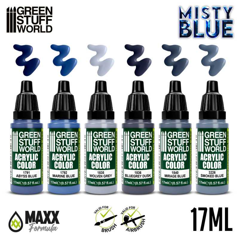 Paint Set - Misted Blue 2