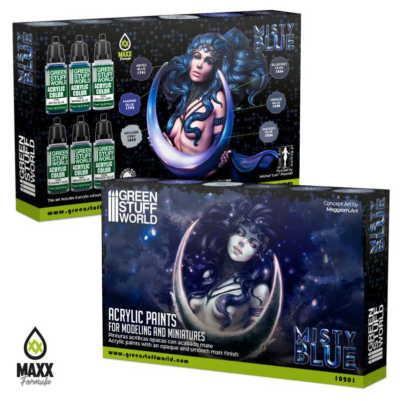 Paint Set - Misted Blue 3