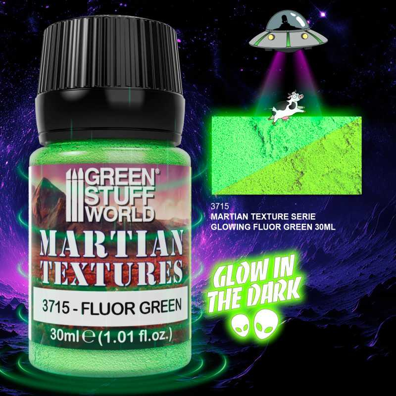 Textured Paint - Martian - Fluor Green 30ml 1