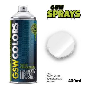 White Gloss Spray Paint 400ml 1