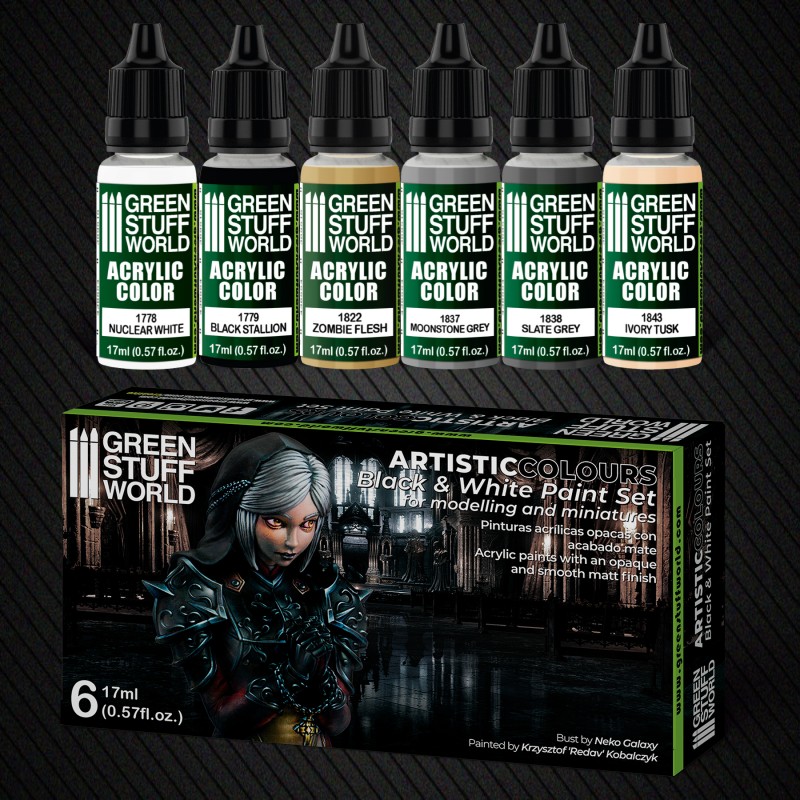 Paint Set - Black and White 1