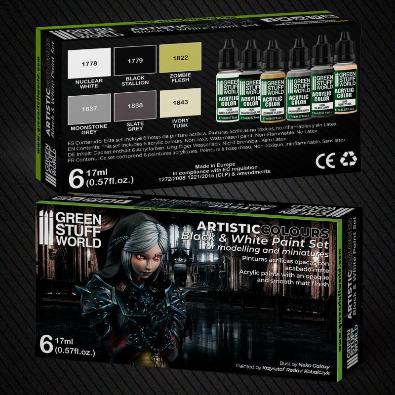 Paint Set - Black and White 3