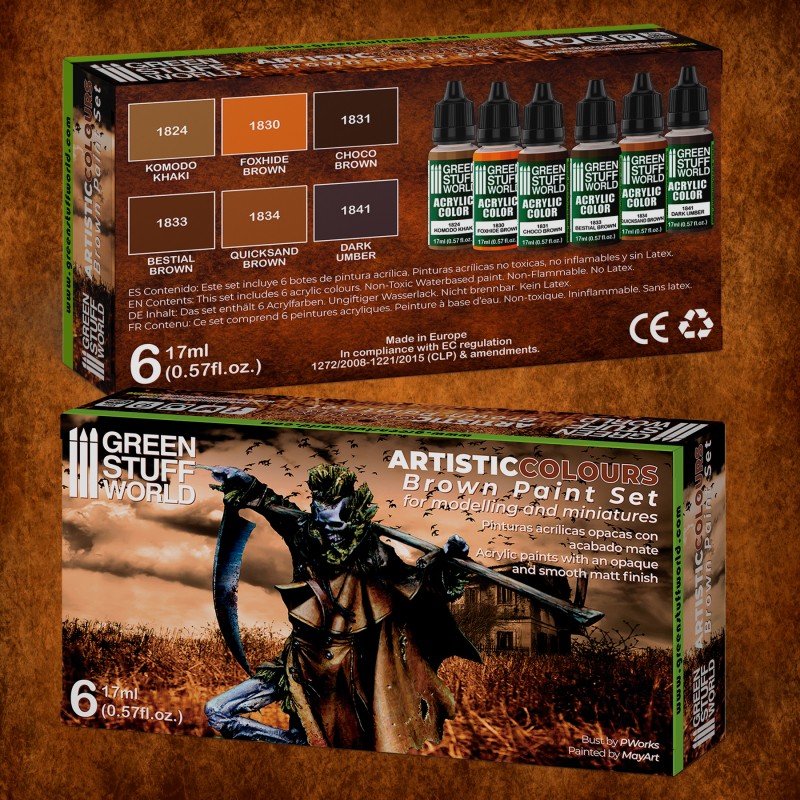 Paint Set - Brown 3