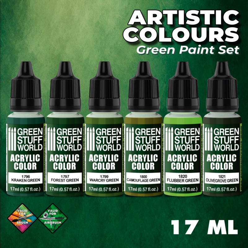 Paint Set - Green 2