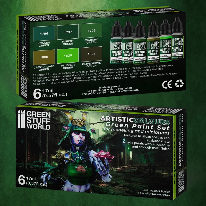 Paint Set - Green 3