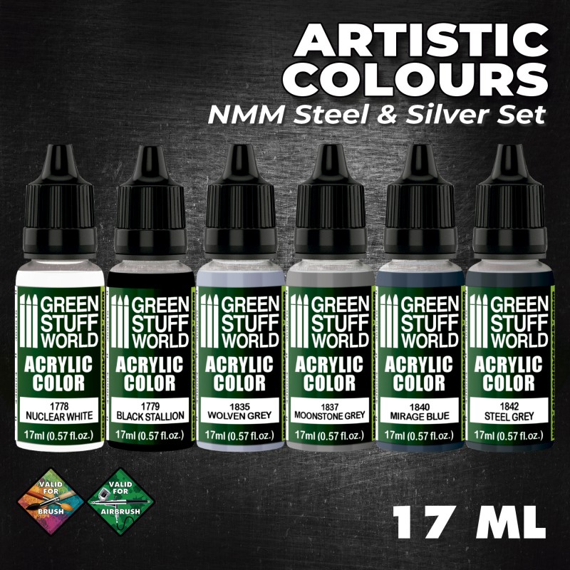 Paint Set - NMM Steel and Silver 2
