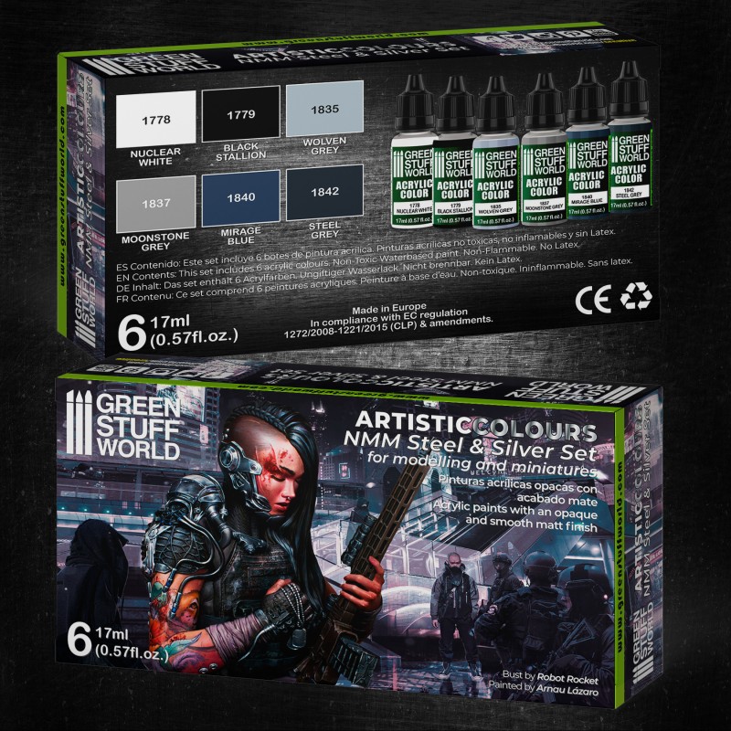 Paint Set - NMM Steel and Silver 3