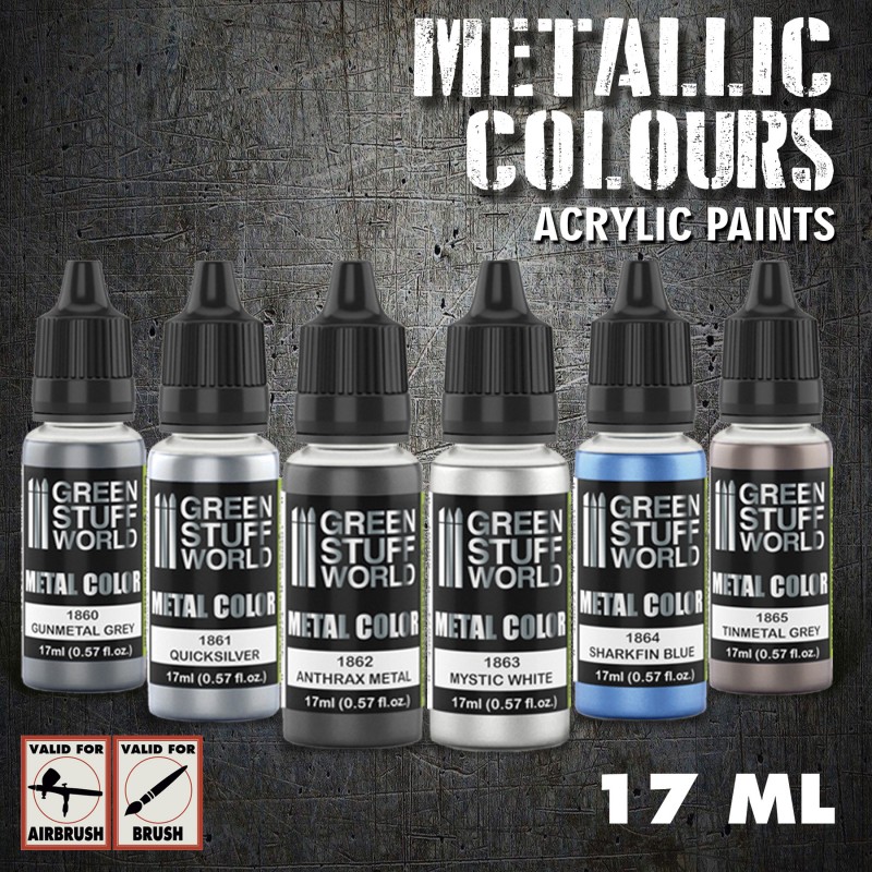 Metallic Paints Set - Silver 2