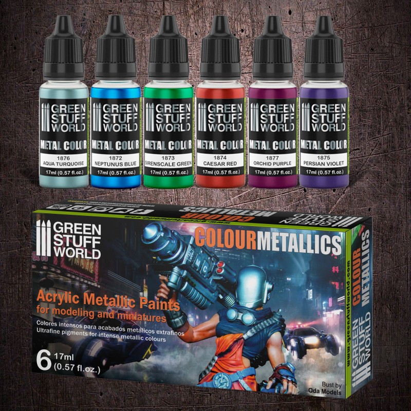 Metallic Paints Set - Colours 1